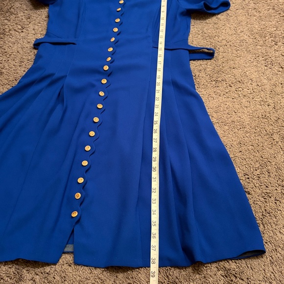 Betsey Johnson Royal Blue Wooden Button Dress 4
*See Measurements* Vintage - Picture 14 of 15